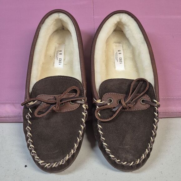Zero Stress Men's 8M Brown Moccasins - New - Picture 2 of 6